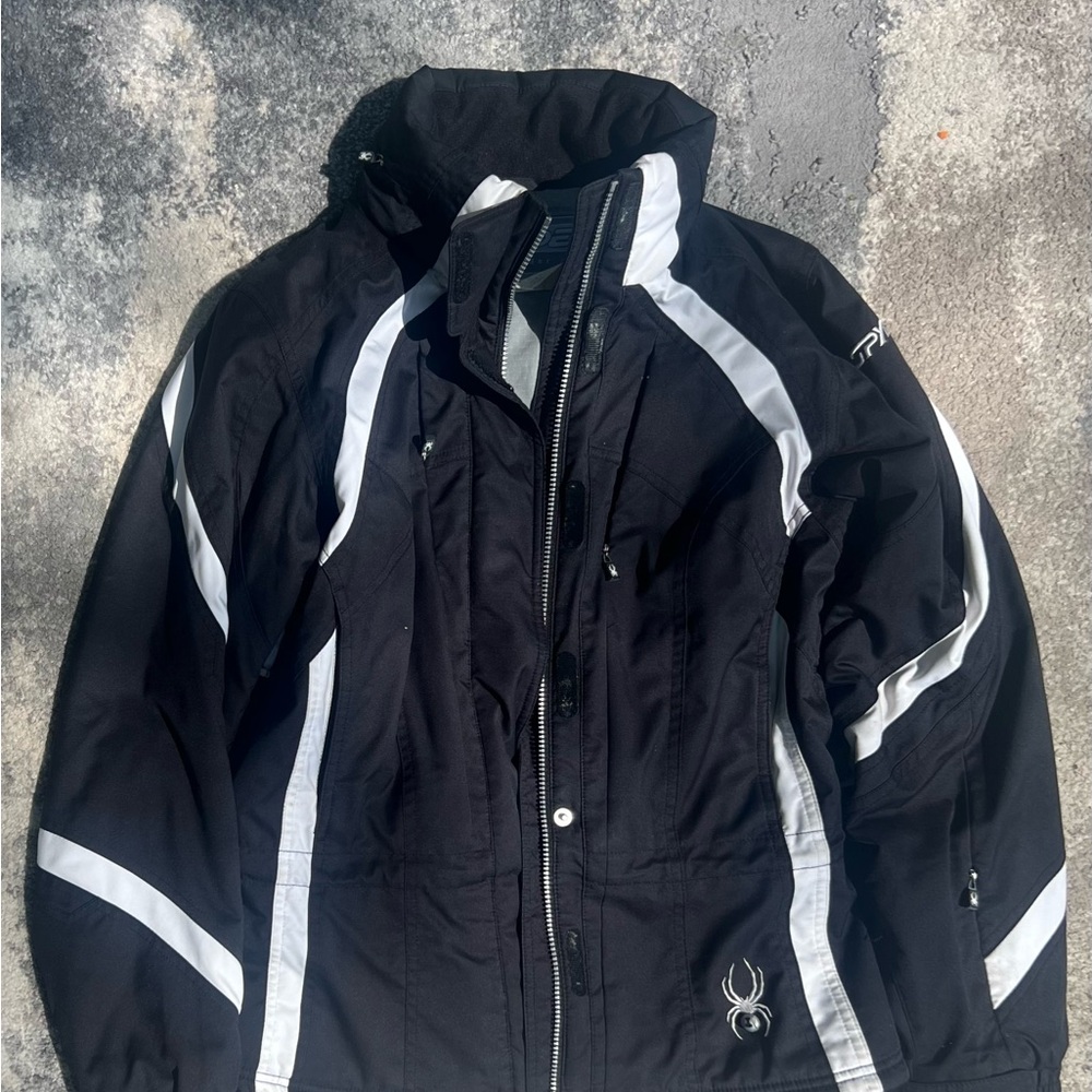 Women’s Black Spyder Insulated Ski Jacket